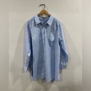 Jessica London women’s button down blouse.